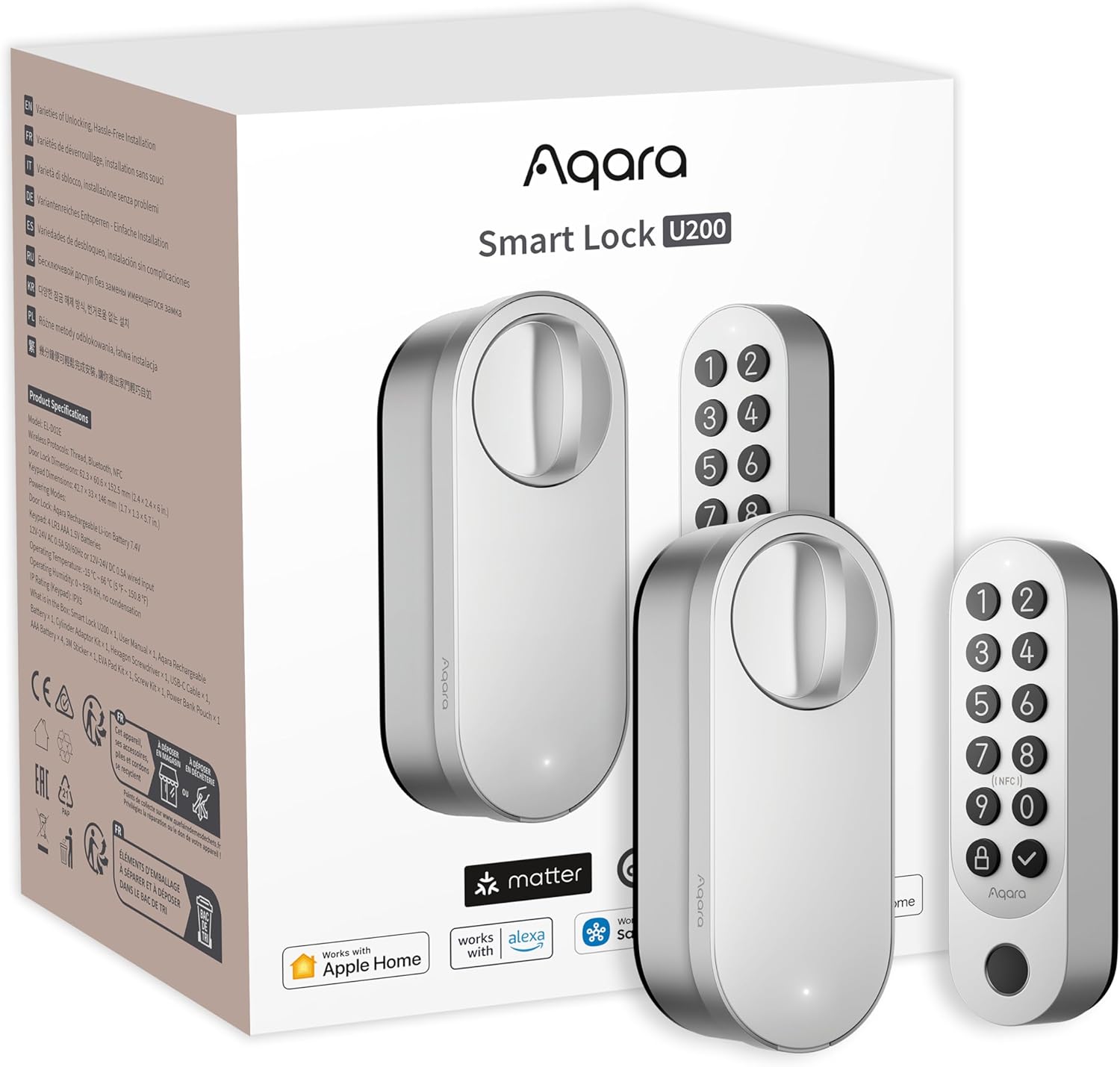 Aqara U200 Cerradura Inteligente con Huella